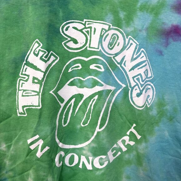 The Rolling Stones in Concert Hot Lips Rock Tie Dye L - Picture 2 of 4
